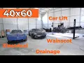40x60 Car Workshop Tour WolfSteel Buildings