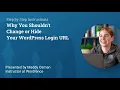 Changing Your WordPress Login URL And Why It s a Bad Idea