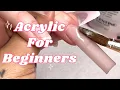 Acrylic Nail Tutorial How To Apply Acrylic For Beginners French Tip