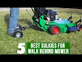 5 Best Sulkies for Walk Behind Mower