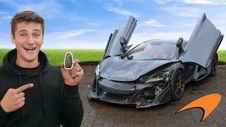 I Bought a Crashed McLaren With Stolen Parts