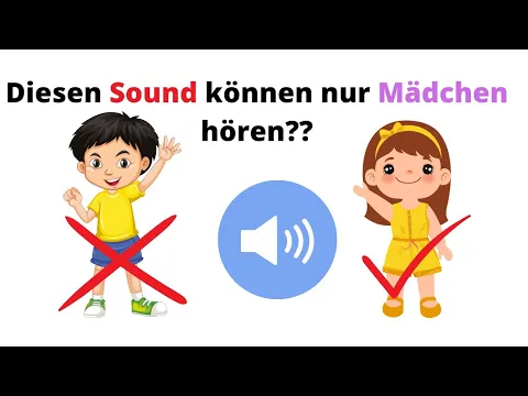 Download MP3 Nur Mädchen können diesen Sound hören! Kannst du es auch hören?