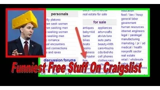 Today On Craigslist Everything Is Free - Free stuff on craigslist Funny