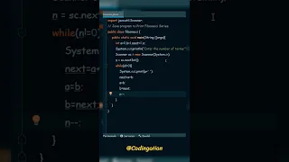 java program to print Fibonacci Series