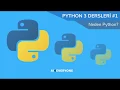 Yeni baslayanlar icin Python 3 Dersleri - Neden Python
