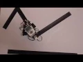 Robot following a line using reflected light intensity