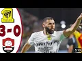 Benzemma Kante Assist Al-Raed vs Al-Ittihad 0 - 3 Highlights Goals 2023 720p