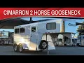 Cimarron Norstar 2 Horse Gooseneck The Most Maneuverable trailer