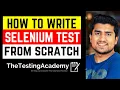 Selenium Framework Using Java How to Write Script in Selenium Web driver Day2