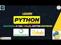 Anaconda Installation VS Code Jupyter Notebook Google Colab Complete Beginner Guide