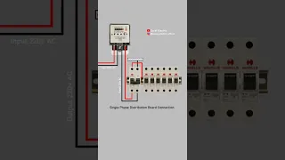 Single Phase Distribution Board Connection Shorts Short Shorts Short Excel Electric 