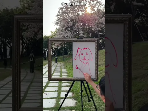 He Made a Painting That Blends Into the Real World!