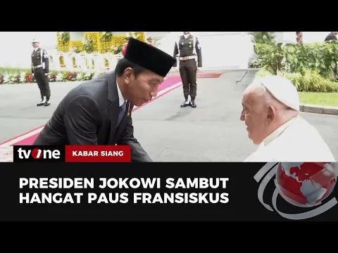 Momen Sambutan Hangat Presiden Jokowi untuk Paus Fransiskus