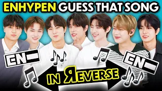 Download ENHYPEN Guess That Song In Reverse Challenge (K-Pop) MP3