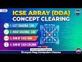 ICSE Java Array DDA Concept Clearing Live Class