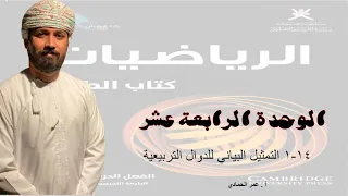 14 1 درس التمثيل البياني للدوال التربيعية الرياضيات الصف التاسع أ عمر الحمادي 