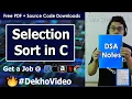 Selection Sort Program in C