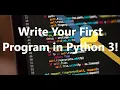 Python 3 Tutorial Write Your First Program in Python Arithmetic operators and Variables