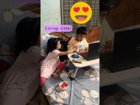 Such a caring sister he got 🥰😍 #trendingshorts #kidsvideos #cutebaby #shortvideos #cute
