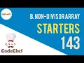 Non-Divisor Array CodeChef Starters 143 DIVCOL Explanation Hindi Codeatic