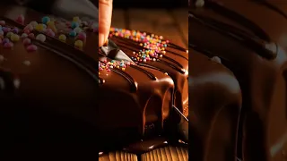 Satisfying Chocolate Cake Cutting Relaxing ASMR Sounds 