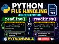 Class 12 readline readlines functions in file handling