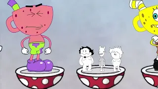 3LAMESTUDIO Reupload Spongebob In Cuphead Meets Cala Maria Ft OneyPlays Part 5 