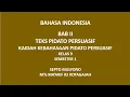 Lagu Kaidah Kebahasaaan Pidato Persuasif; Bahasa Indonesia kelas 9 MTs/SMP