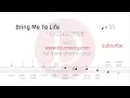 Download Lagu Evanescence - Bring Me To Life Drum Score