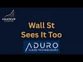 Wall Street FINALLY Agrees That Aduro Is A 100x