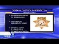 An in custody death occurred of a man who was in the Lassen County jail and was being released