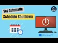 How to Schedule Shutdown in Windows 10