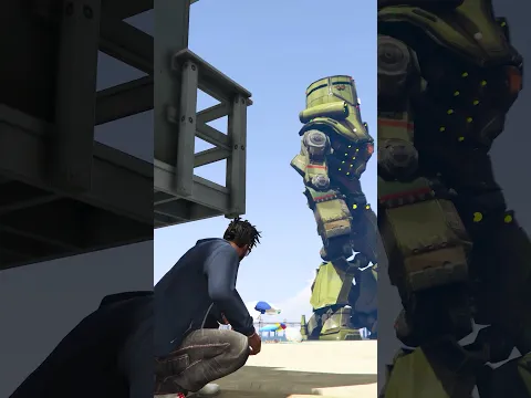 GTA 5 లో ట్రాన్స్‌ఫార్మర్స్ దాడి! 🤖 #GTA5Telugu #Transformers
