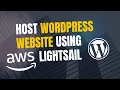 Host Wordpress Website Using AWS Lightsail Wordpress Site On AWS Cloud
