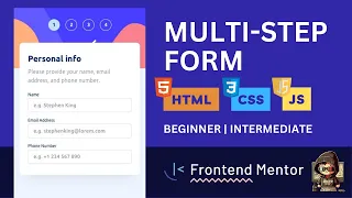 Multi-step form - Frontend Mentor