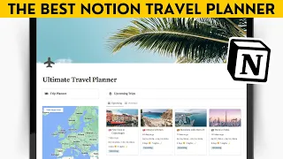 Ultimate Notion Travel Planner Template Tutorial Easy Travel Planning