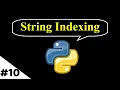 Hindi What is string indexing in python 3 Machine Learning Tutorials