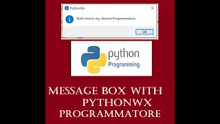 message box with python wx