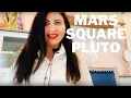 Mars Square Pluto Interaspects in Synastry Birth Chart