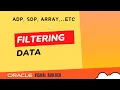 How to filter data in Oracle Visual Builder VBCS filtering of ADP SDP array data in VBCS