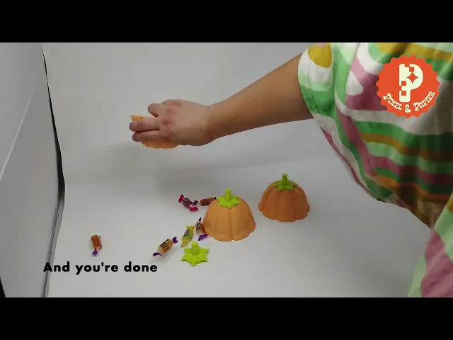 Retro Pumpkin Gelatin Container – Perfect for Halloween/Autumn Decor, Jewelry Box video thumbnail