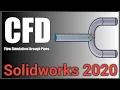 CFD Flow Simulation through Complex Pipes A SolidWorks 2020 Tutorial on Dynamic Behavior