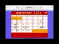 Starfall Calendar June 2026-May 2027 has All 44 Holidays