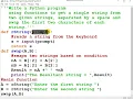 Complete Program Swap the first two characters in a string