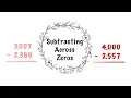 Subtracting Across Zeros