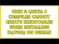 Unix Linux C compiler cannot create executables when installing h4toh5 on debian