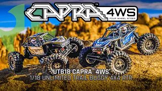 Axial Capra 4WS 4-Wheel Steering RC Rock Crawler Demo - UTB18
