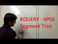 KQUERY - SPOJ Segment Tree