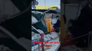 Inspected by the Coast Guard #sailing #japan #training