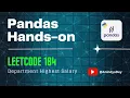 Leetcode 184 - Department Highest Salary Pandas Hands-on